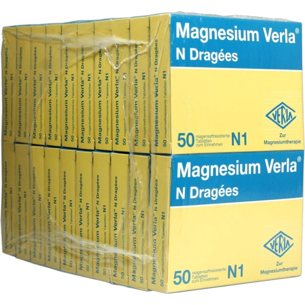 MAGNESIUM VERLA N Dragees 20X50 St