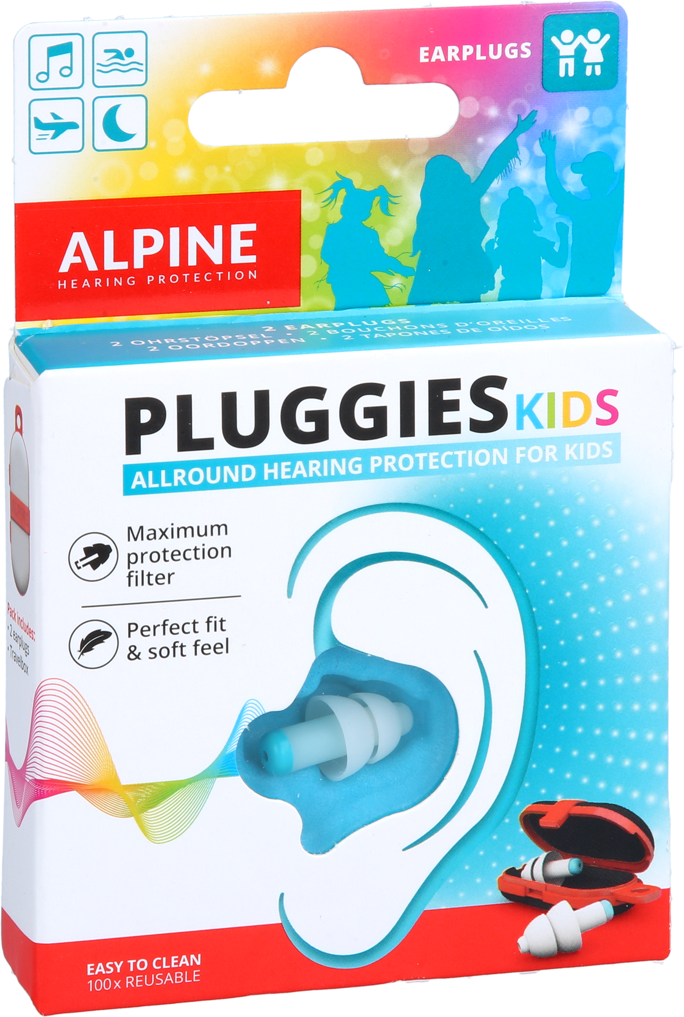 ALPINE PLUGGIES Kids Ohrstöpsel