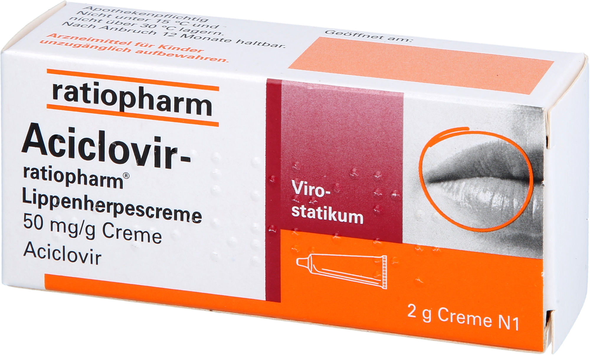 ACICLOVIR-ratiopharm Lippenherpescreme