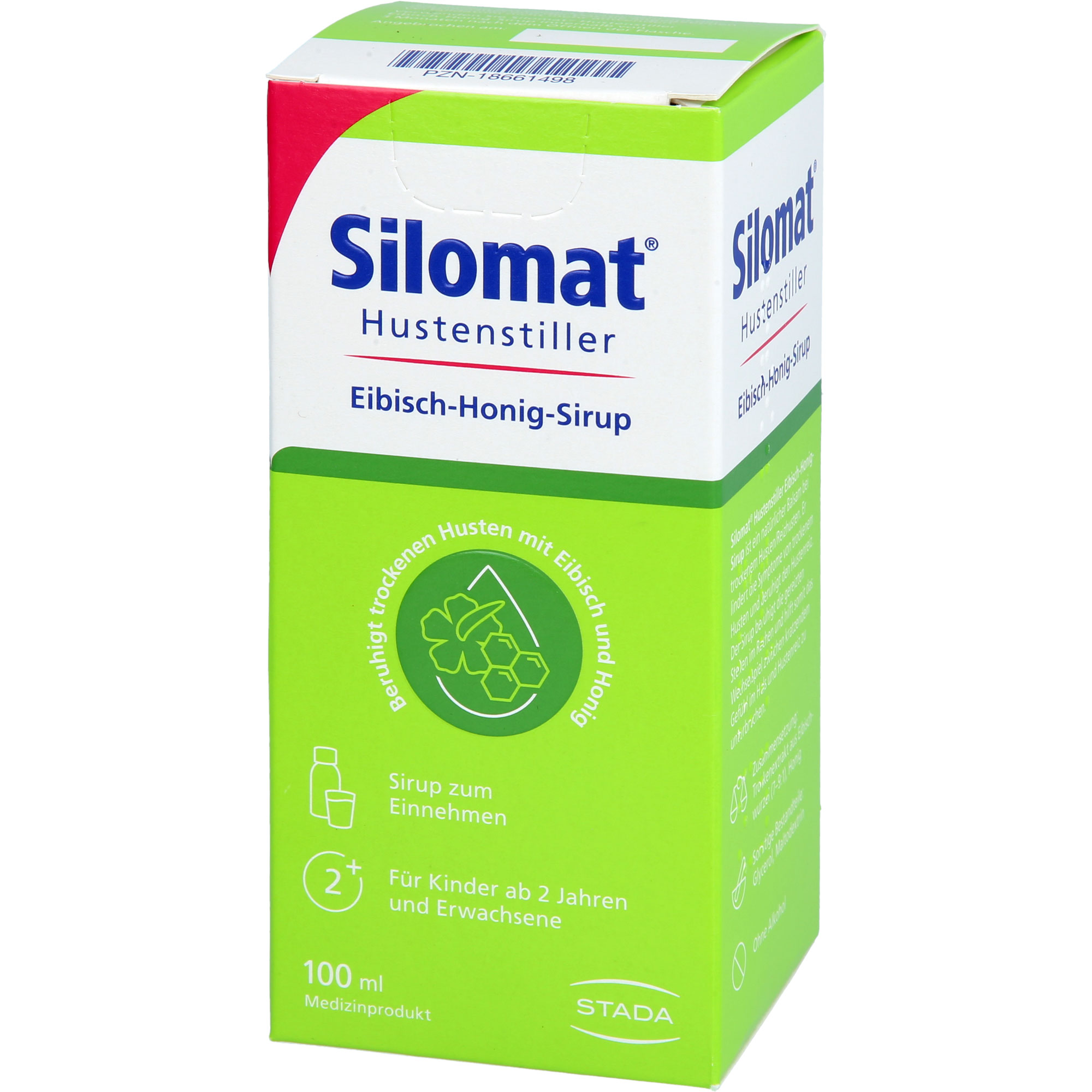 SILOMAT Hustenstiller Eibisch-Honig-Sirup