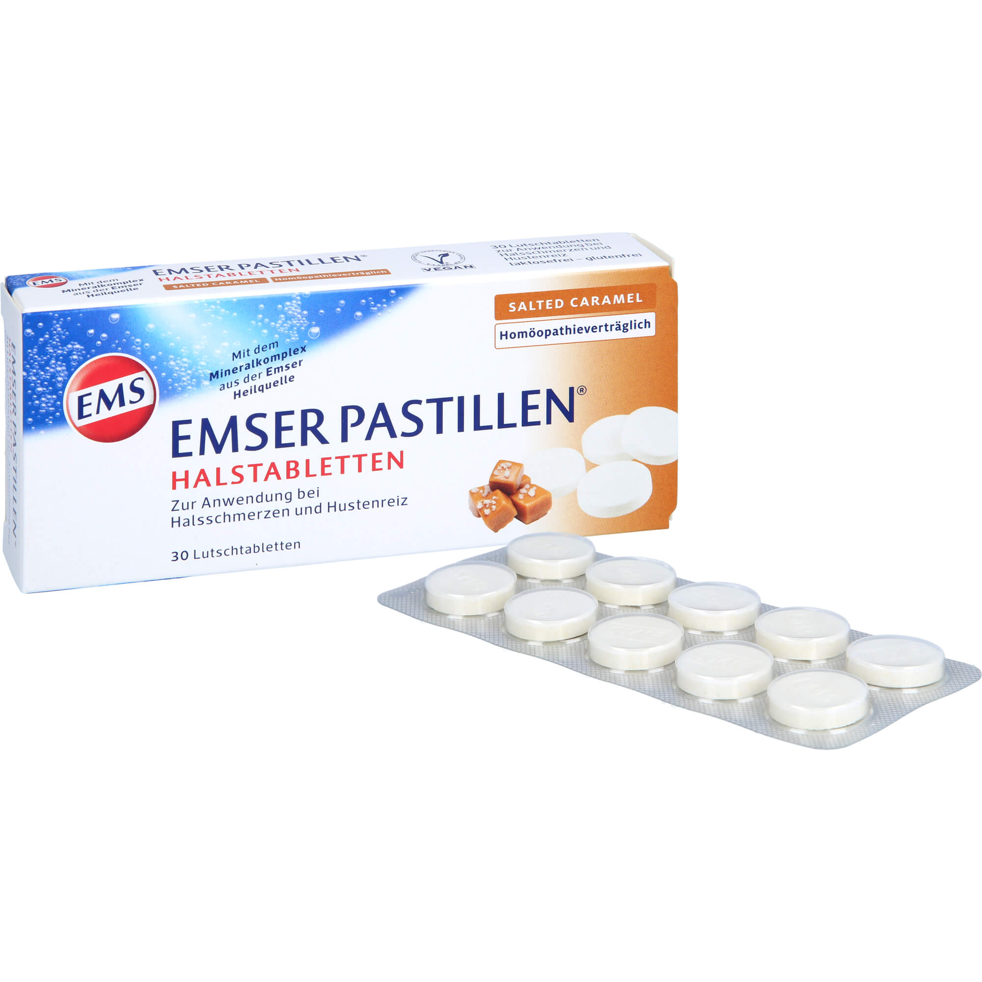 EMSER Pastillen Halstabletten salted Caramel