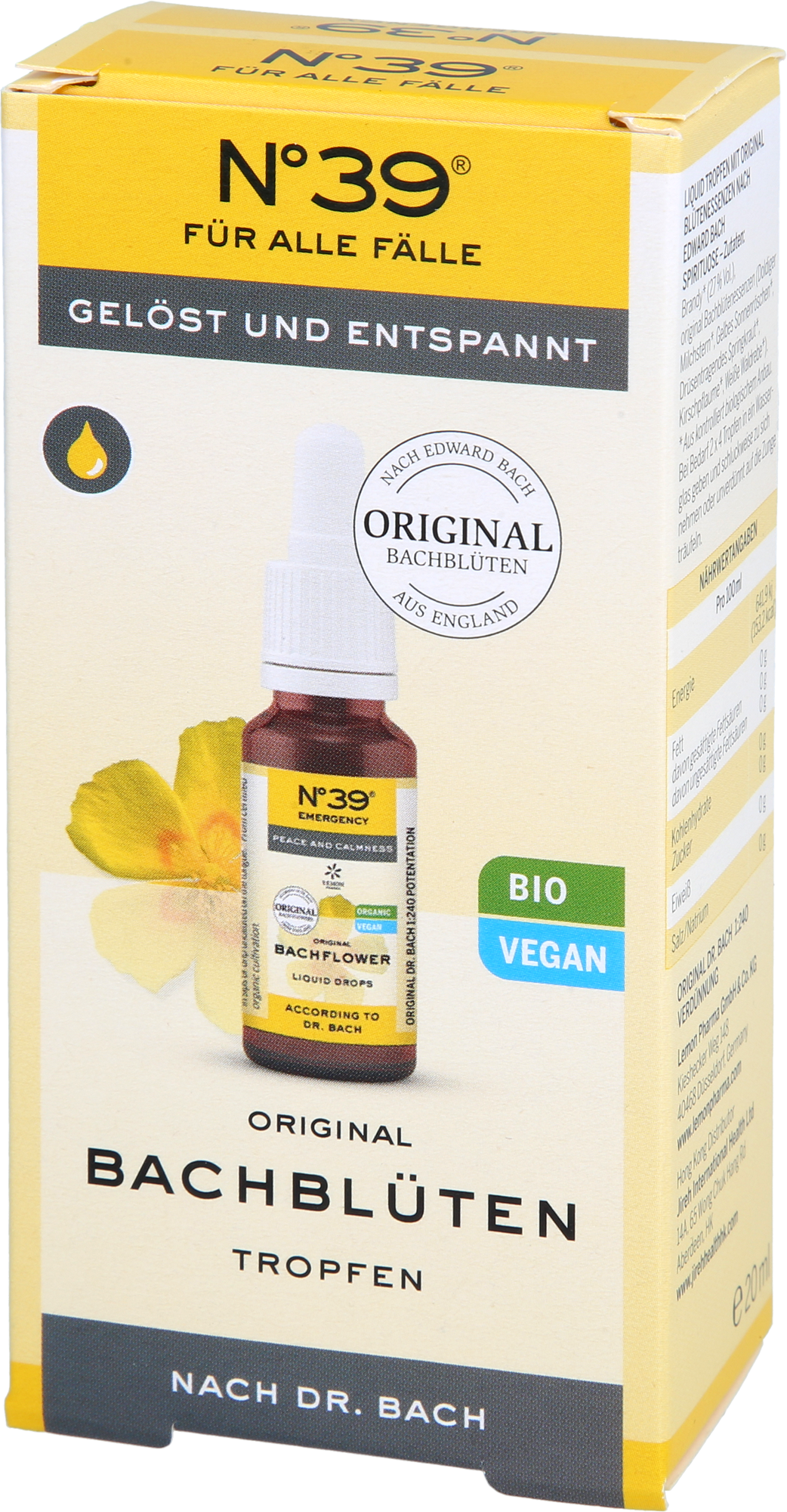 BACHBLÜTEN Notfall No.39 Tropfen