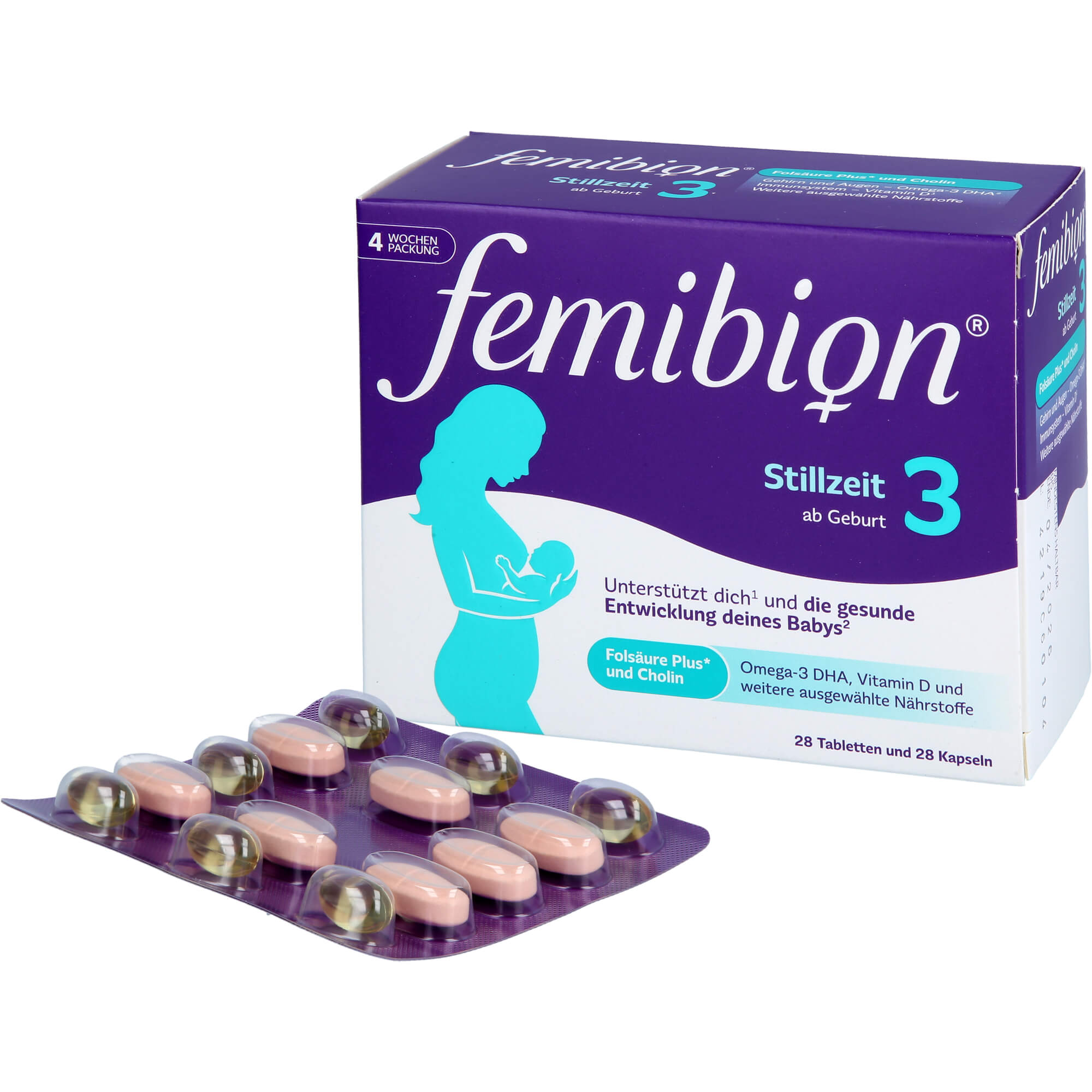 FEMIBION 3 Stillzeit Kombipackung 2X28 St