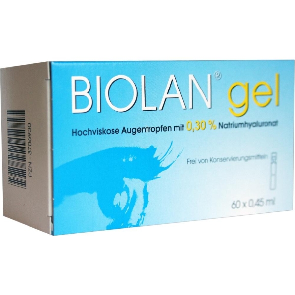 BIOLAN Gel Augentropfen 60X0.45 ml