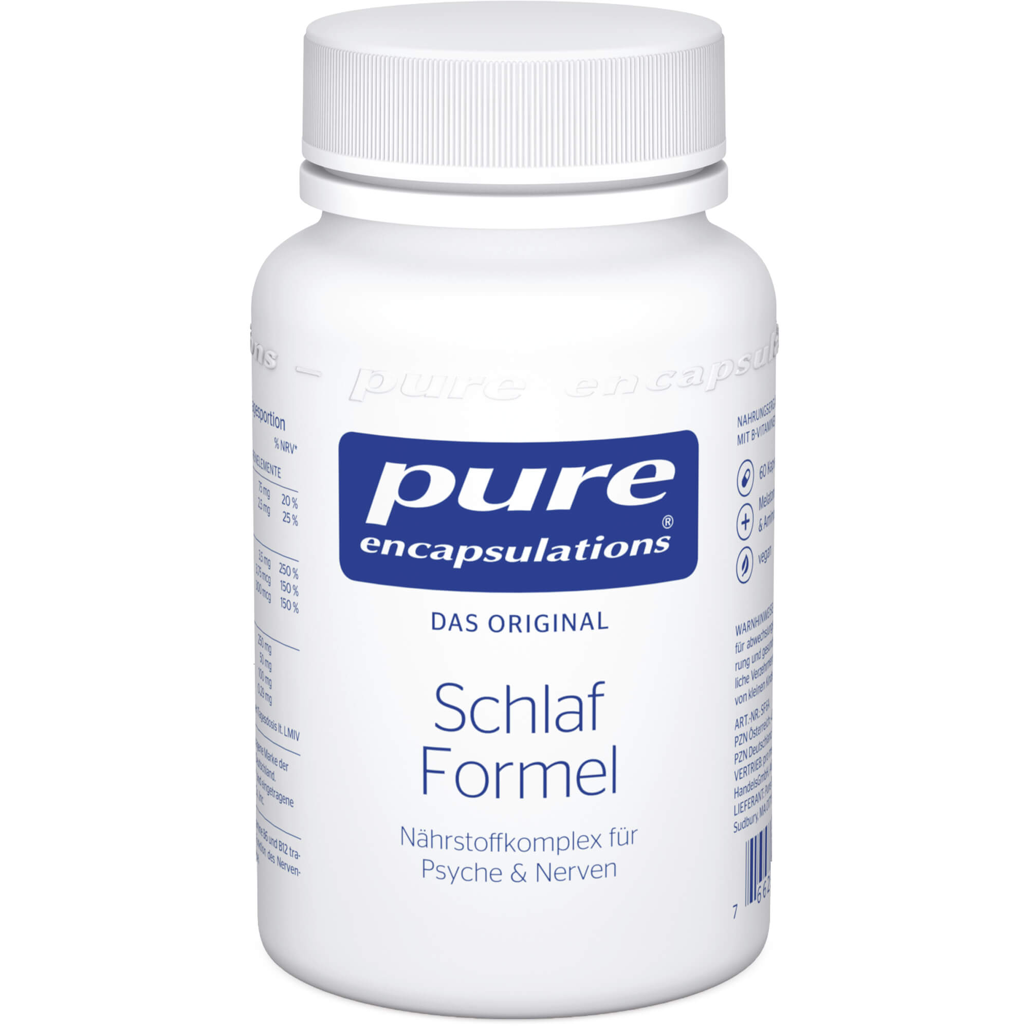 PURE ENCAPSULATIONS Schlaf Formel Kapseln