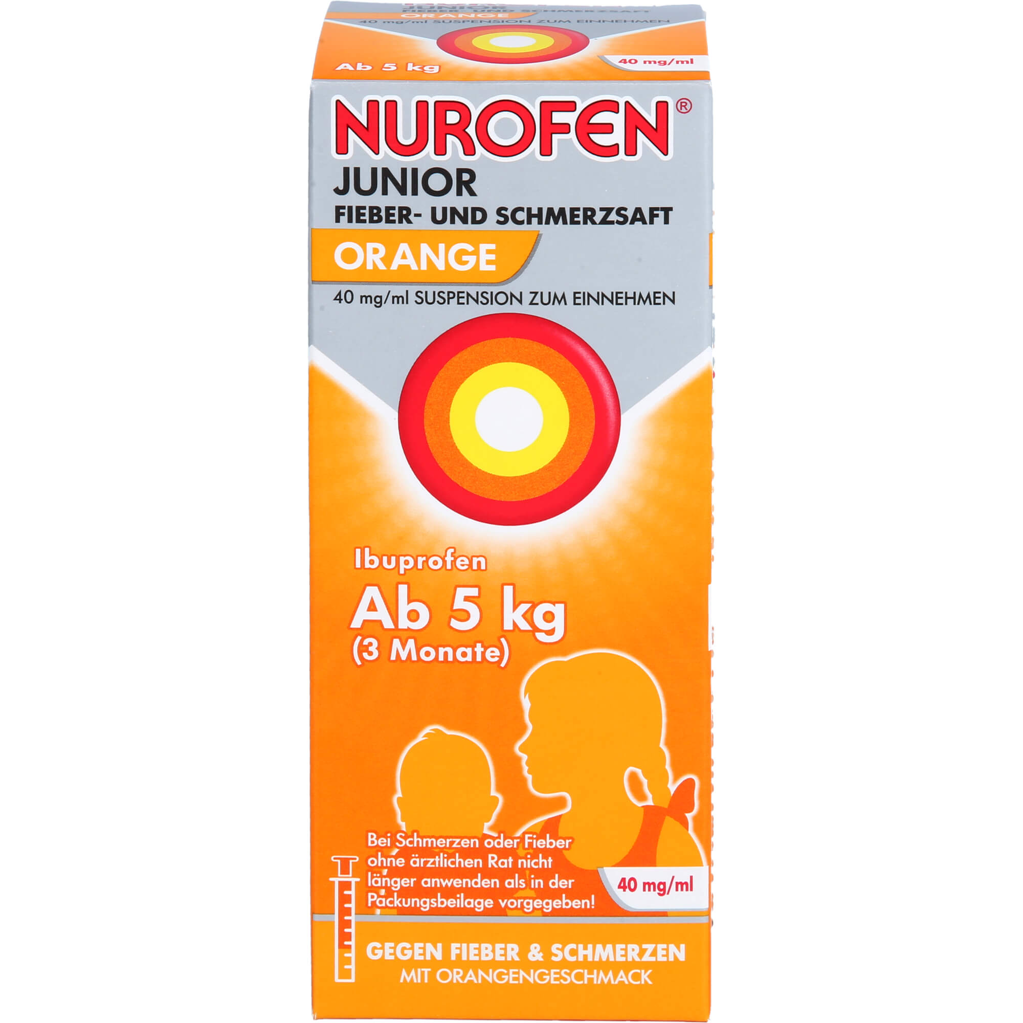 NUROFEN Junior Fieber-u.Schmerzsaft Oran.40 mg/ml