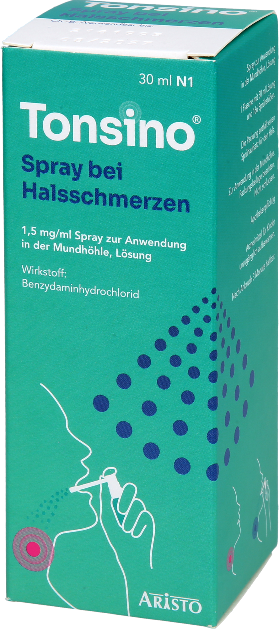 TONSINO Spray b.Hals.1,5mg/ml Spr.z.Anw.i.d.Mundhö